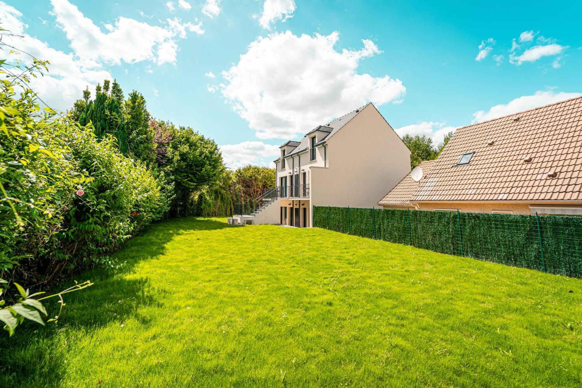 Le Cool Plex Duplex Avec Jardin, Disney 10Mn Esbly Extérieur photo